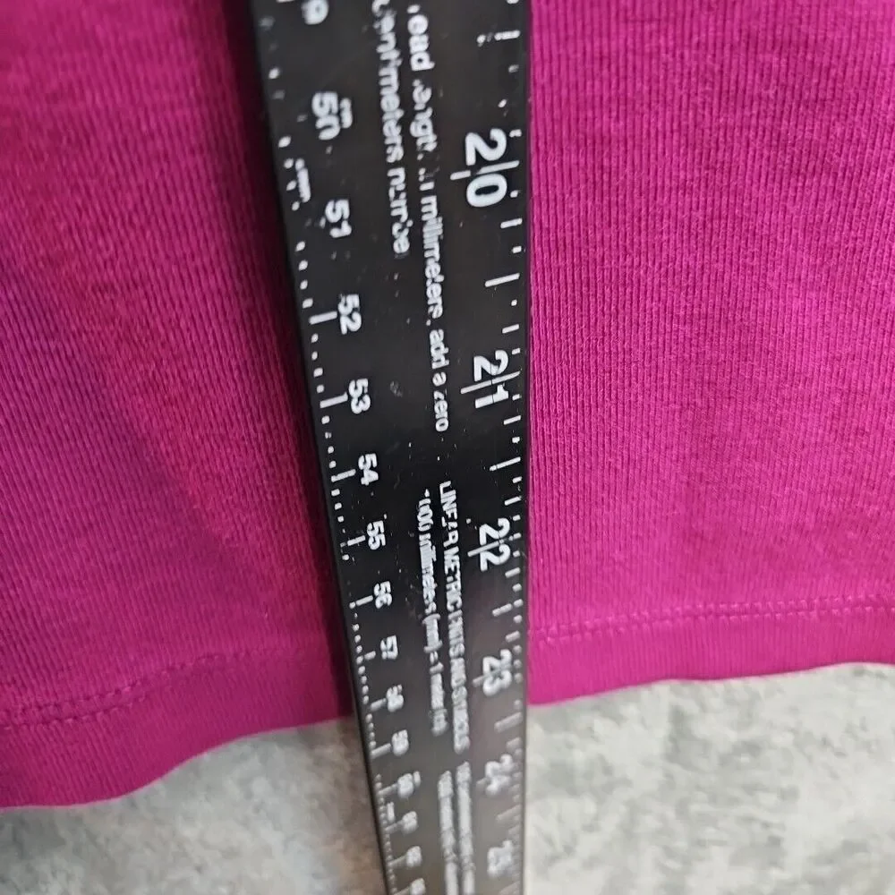 Lands End Women's Sz 2XL Shaped Fit pink top short sleeve - Picture 3 of 10